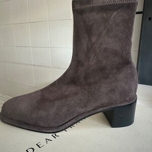 Dear Frances Suede Iris Booties
